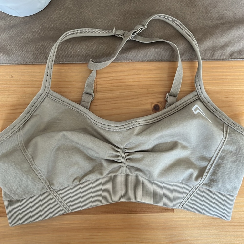 One Active effortless sports bra washed sandstone